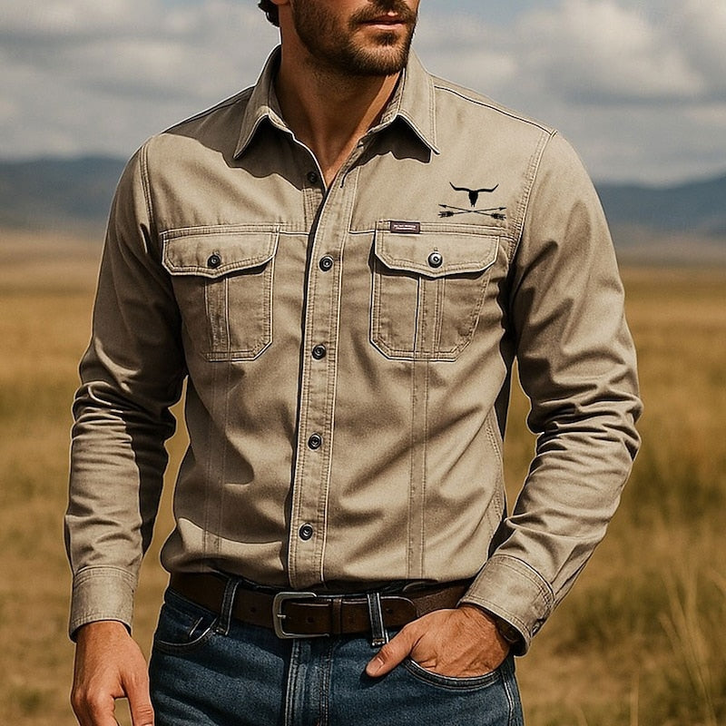 Wade | Rugged Western Work Shirt