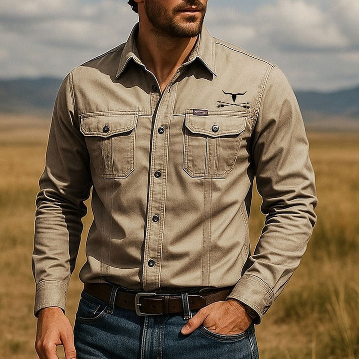 Wade | Rugged Western Work Shirt