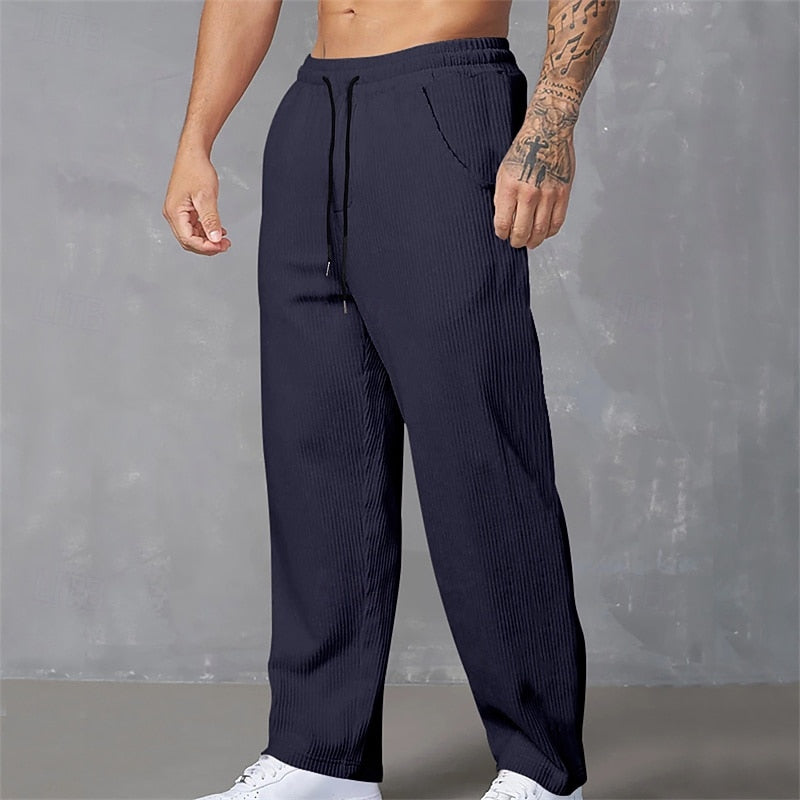 Crosby | Relaxed Ribbed Trousers