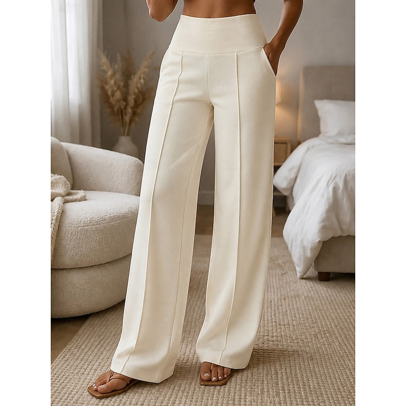 Elise | Tailored Wide-Leg Trousers