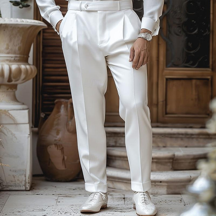 Reid | Tailored Straight-Leg Dress Trousers