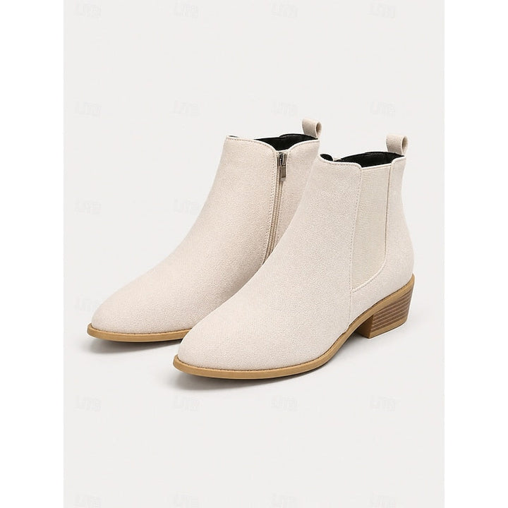 Vivienne | Pointed-Toe Block Heel Ankle Boots