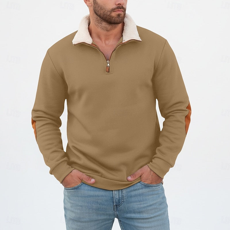 Sawyer | Standing Collar Half-Zip Pullover