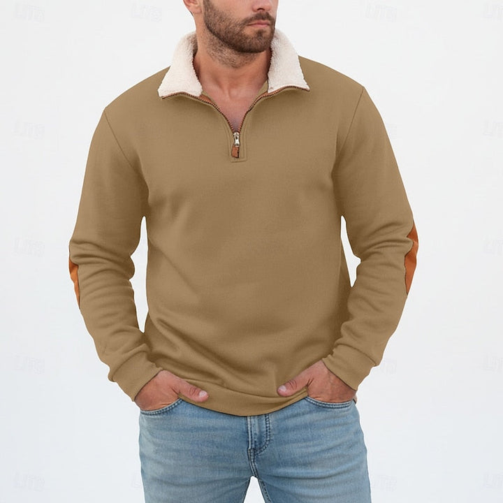 Sawyer | Standing Collar Half-Zip Pullover