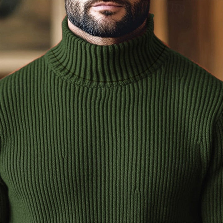 Jonathan | Ribbed Turtleneck Jumper