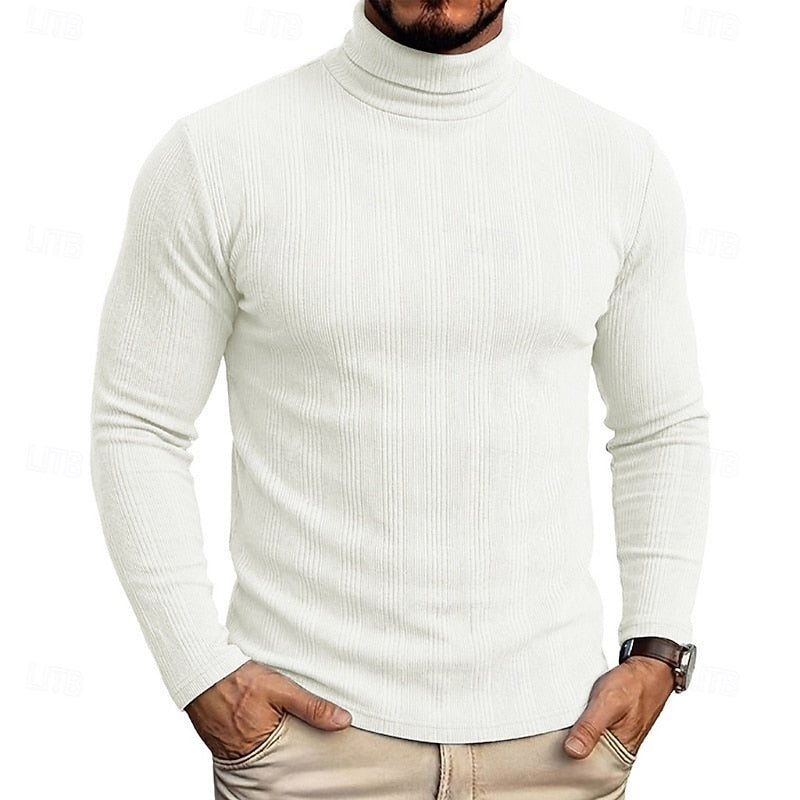 Rowan | Textured Turtleneck