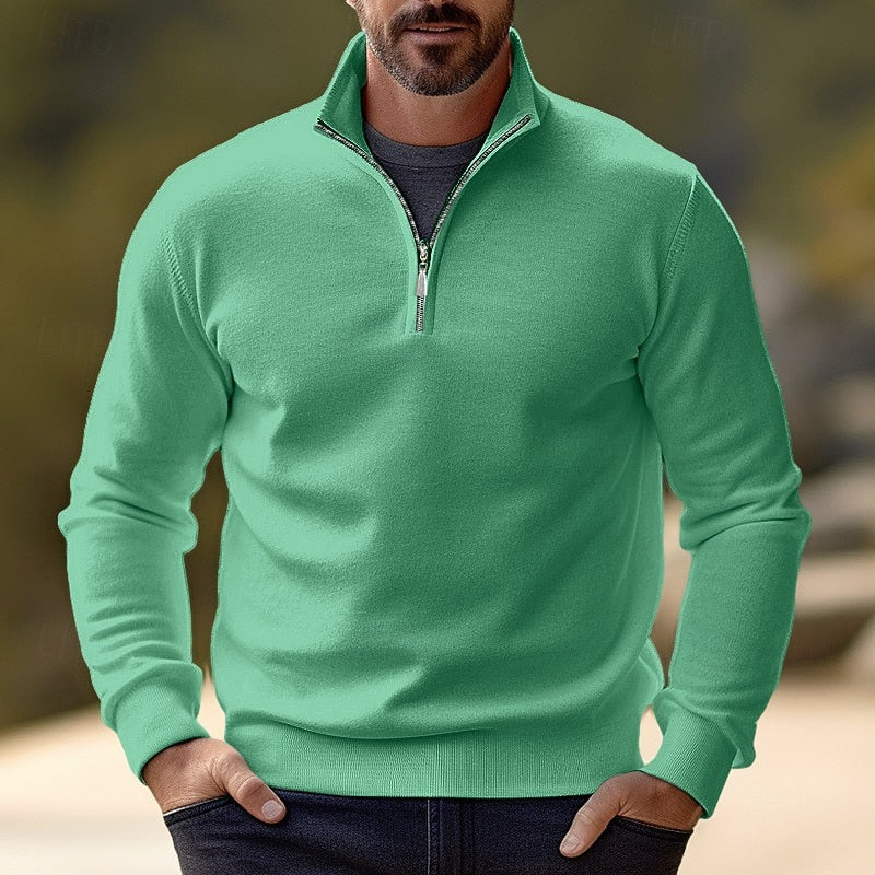 Quentin | Refined Half-Zip Pullover