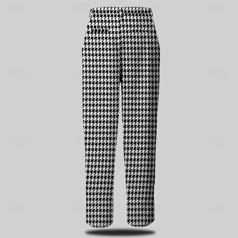 Nolan | Tailored Houndstooth Trousers