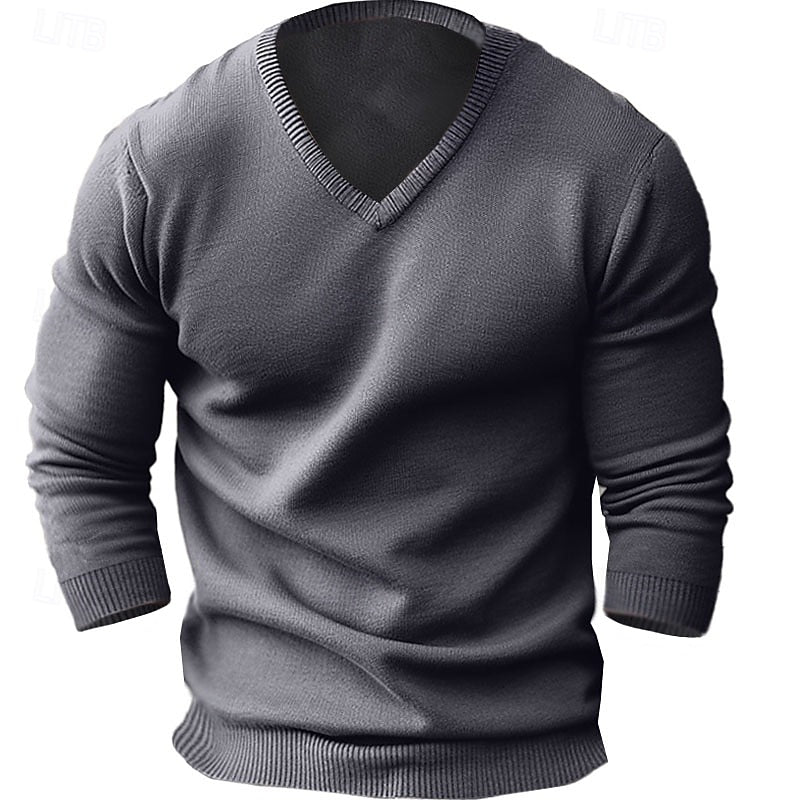 Reginald | Refined V-Neck Jumper