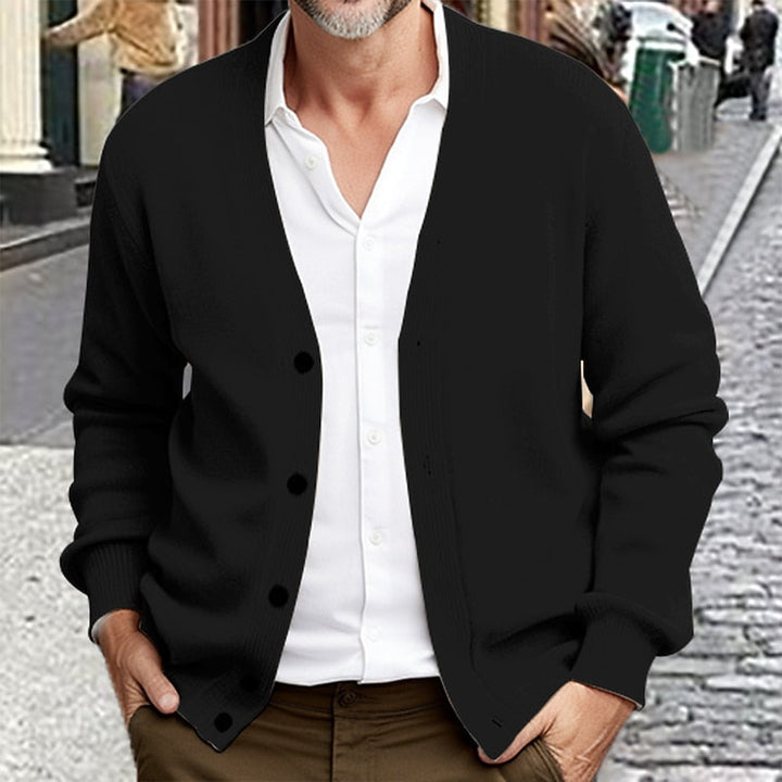 Emerson | Refined V-Neck Cardigan