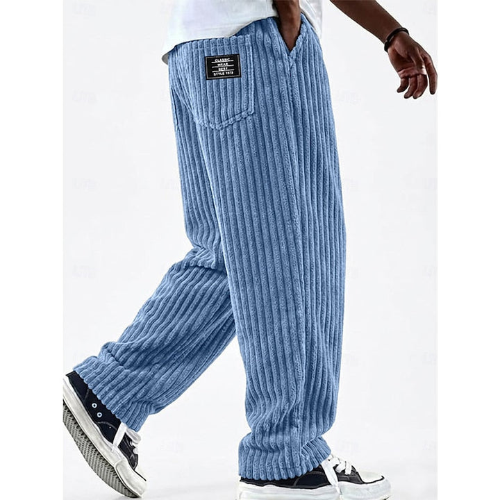 Bradford | Ribbed Straight-Leg Trousers