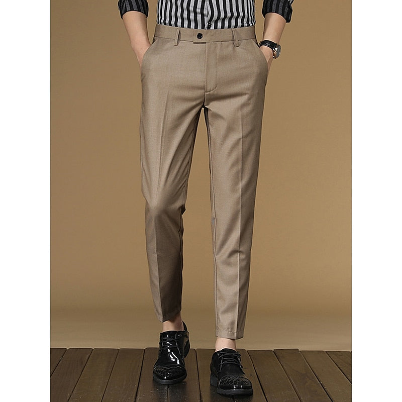 Cedric | Tailored Tapered Dress Trousers