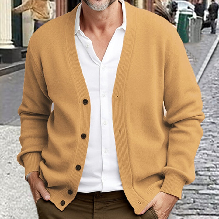 Emerson | Refined V-Neck Cardigan