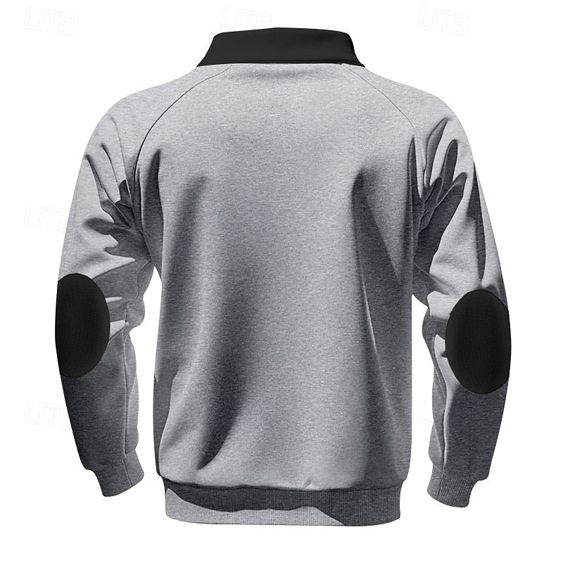 Keith | Quarter-Zip Colour Block Pullover