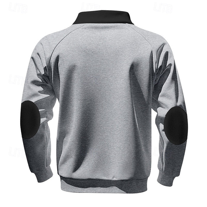 Keith | Quarter-Zip Colour Block Pullover