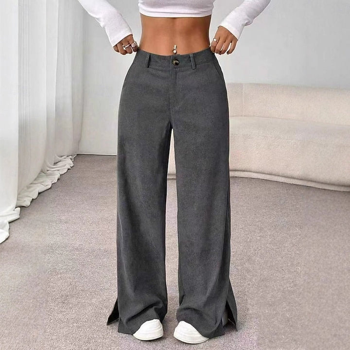 Rebecca | High-Waist Wide-Leg Trousers