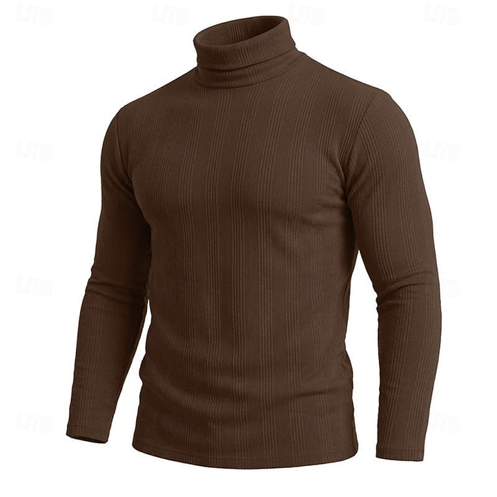 Rowan | Textured Turtleneck