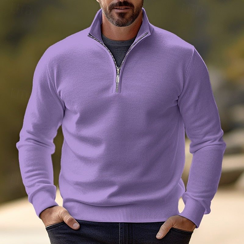 Quentin | Refined Half-Zip Pullover