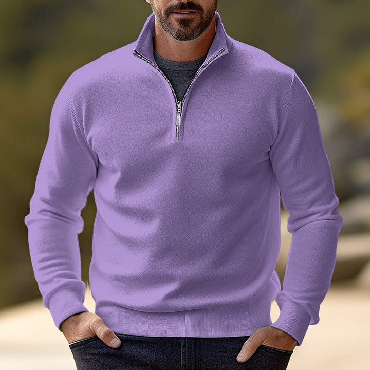 Quentin | Refined Half-Zip Pullover