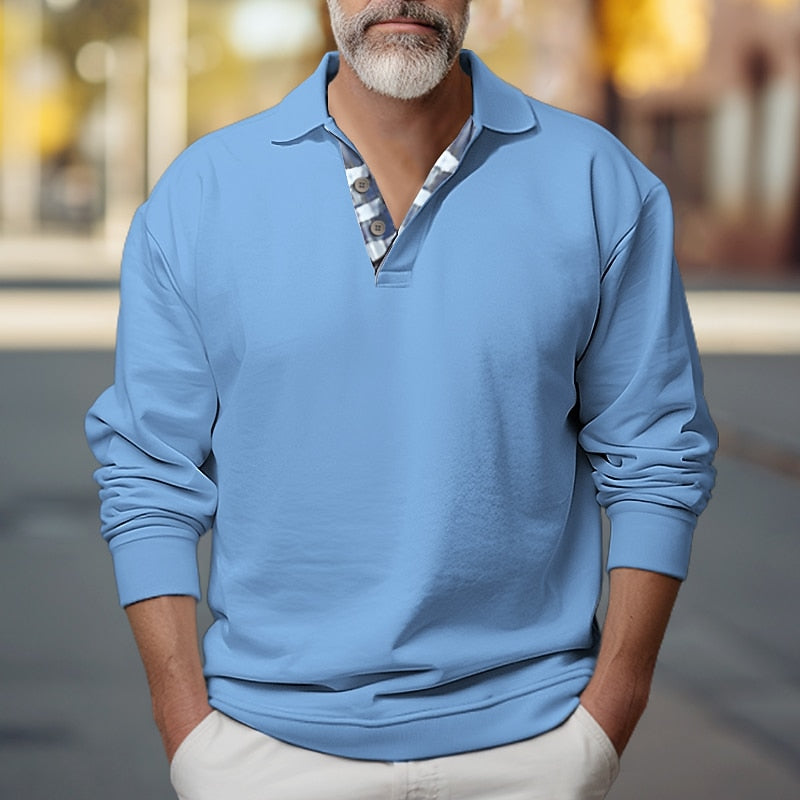 Griffin | Polo-Collar Sweatshirt