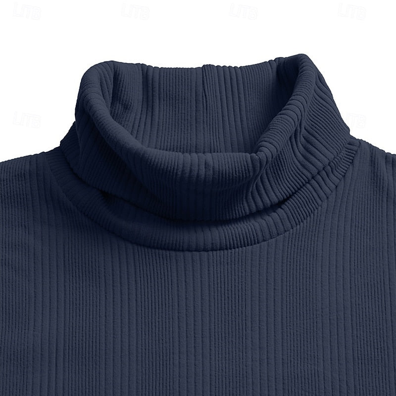 Rowan | Textured Turtleneck