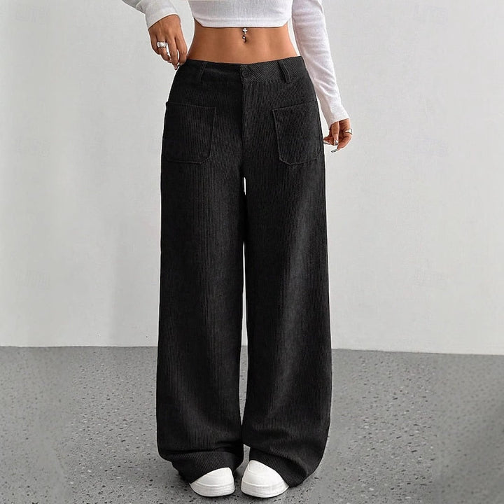 Rosalie | Wide-Leg High-Waist Trousers