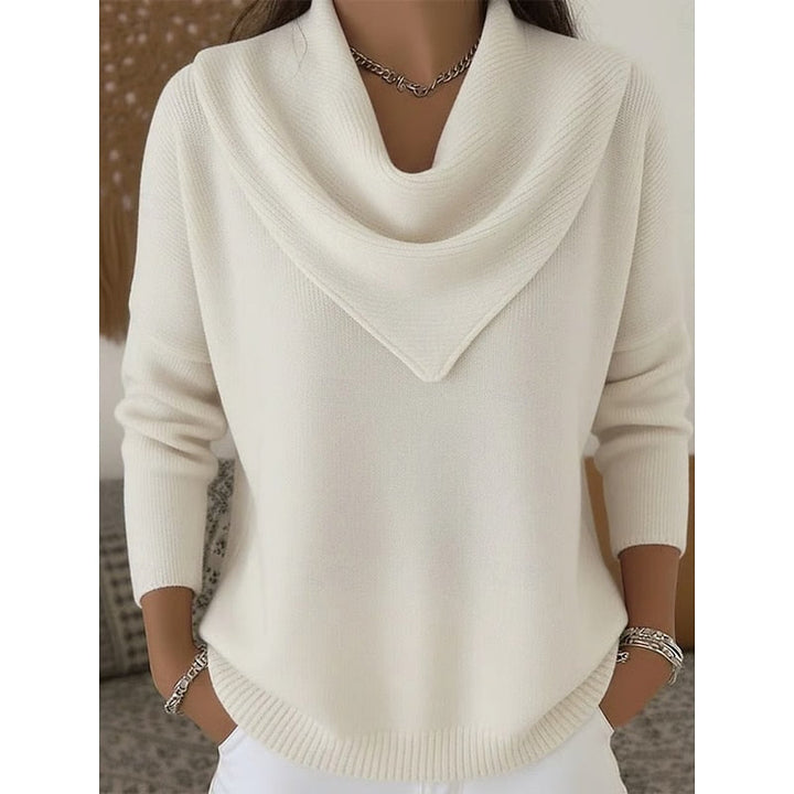 Heather | Elegant Cowl-Neck Jumper