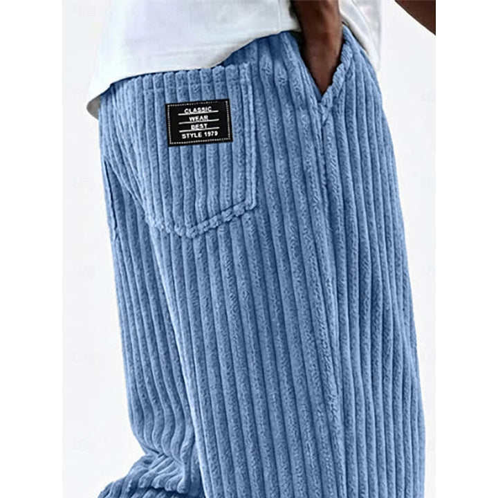 Bradford | Ribbed Straight-Leg Trousers