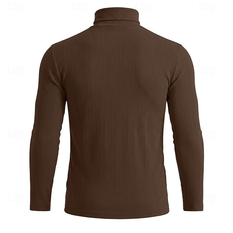 Rowan | Textured Turtleneck