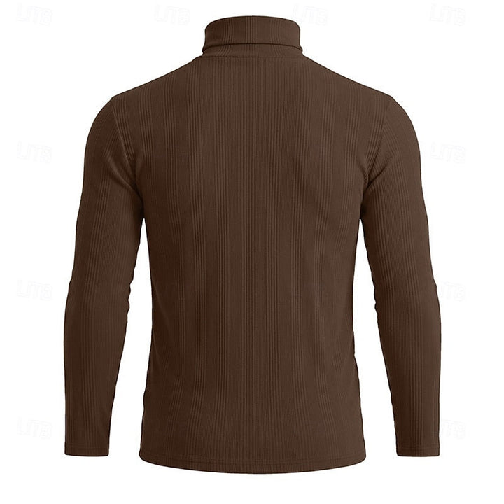Rowan | Textured Turtleneck