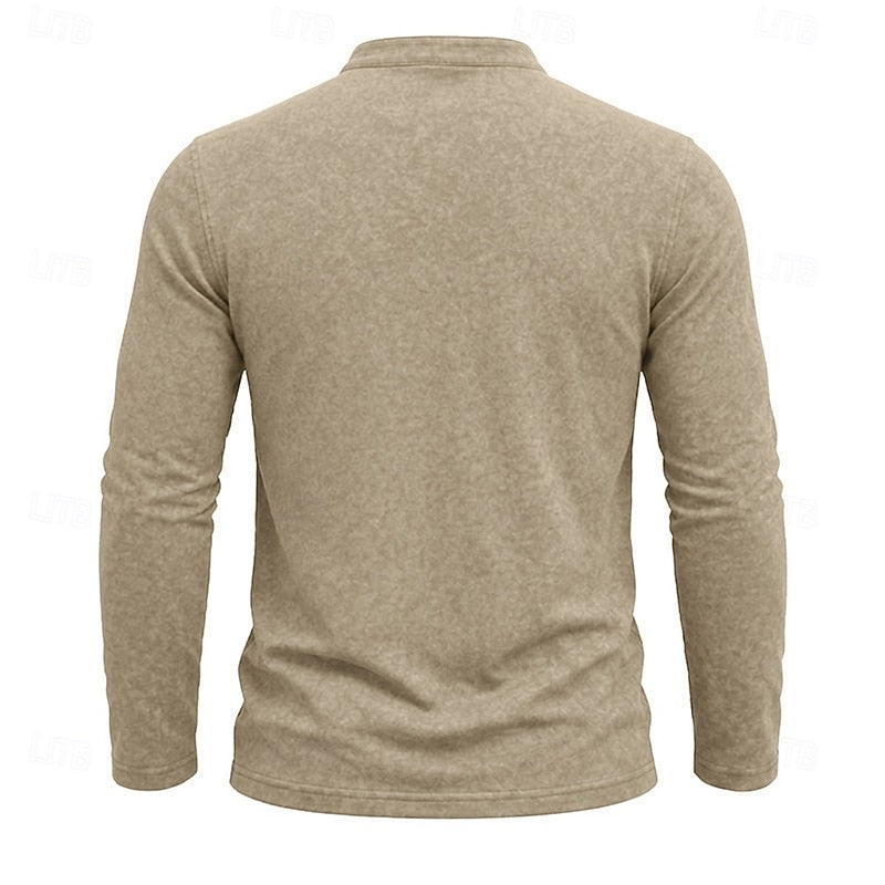 Weston | Classic Henley Long Sleeve Shirt
