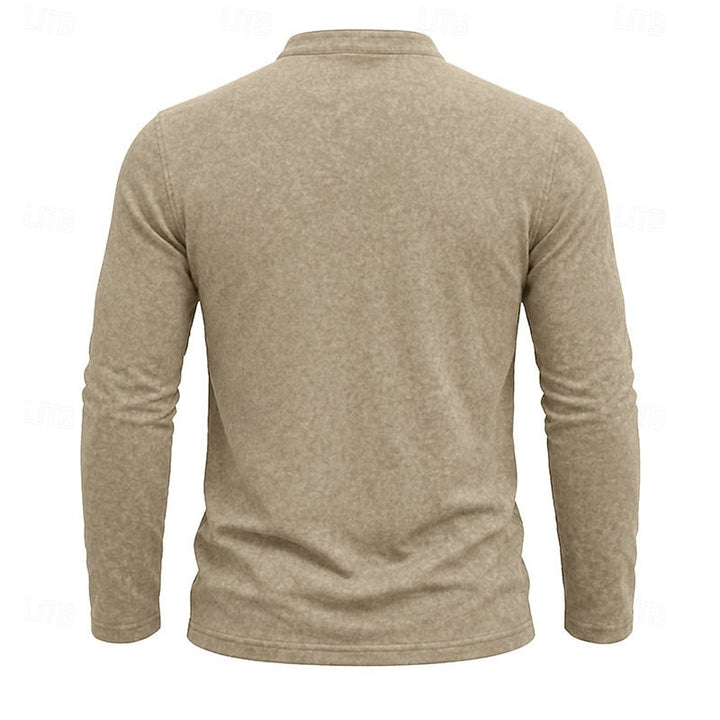 Weston | Classic Henley Long Sleeve Shirt