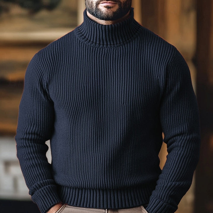 Jonathan | Ribbed Turtleneck Jumper