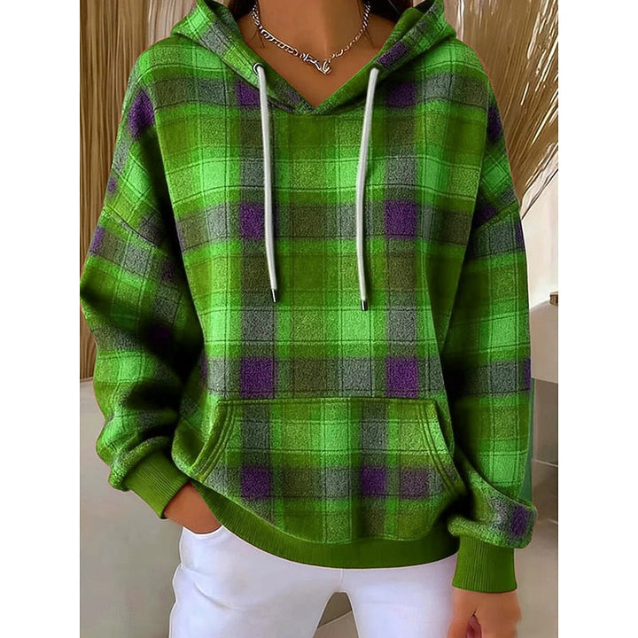Sadie | Cozy Checked Hoodie