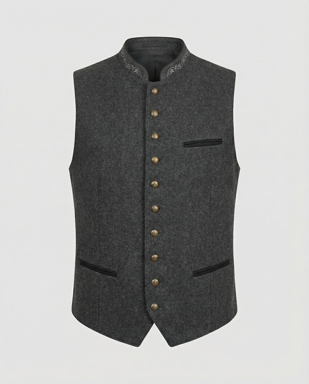 Frederick | Traditional Standing-Collar Vest