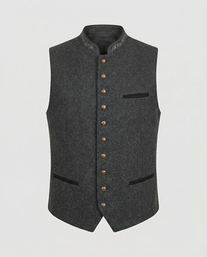 Frederick | Traditional Standing-Collar Vest