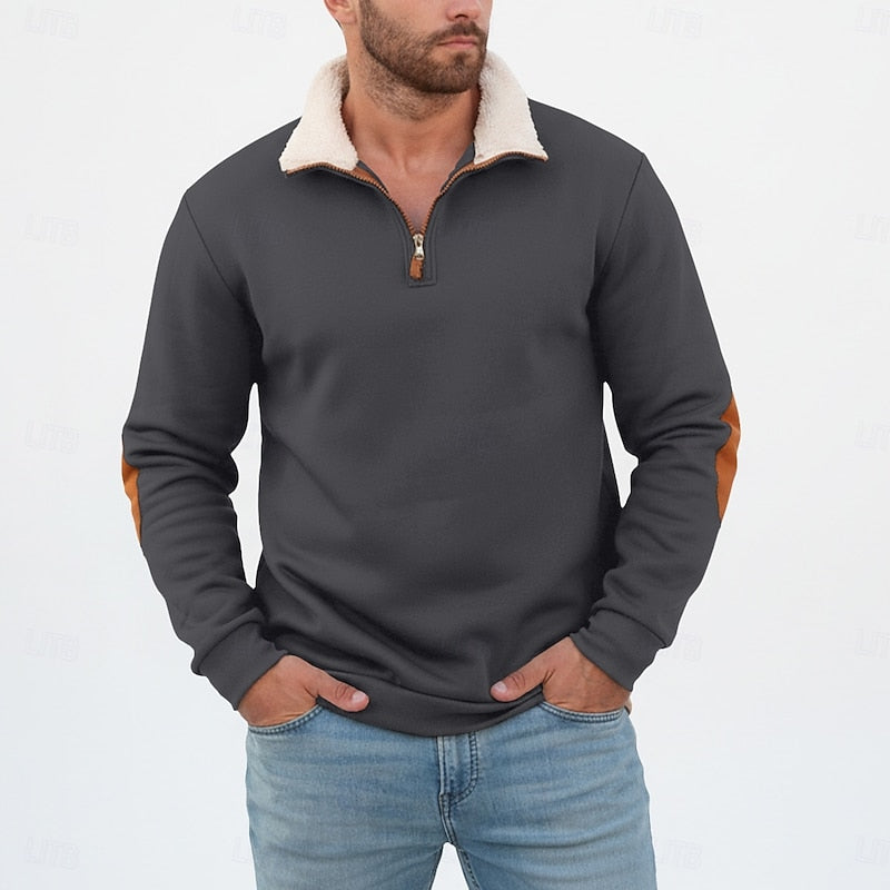 Sawyer | Standing Collar Half-Zip Pullover