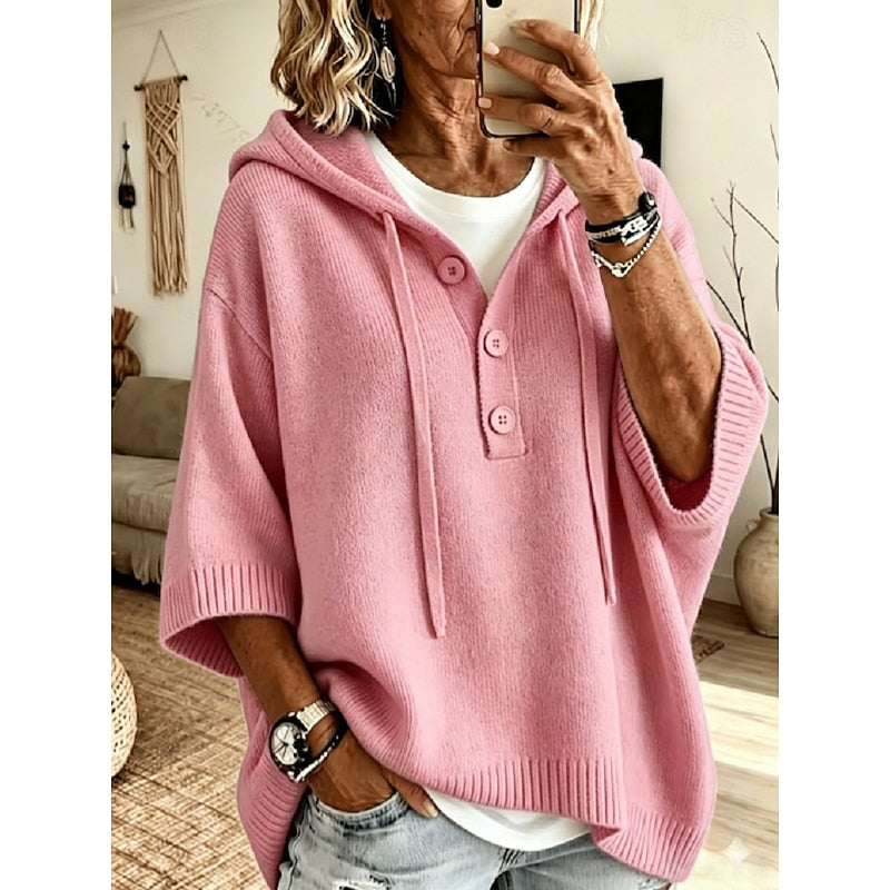 Brooklyn | Relaxed Hooded Knit Jumper