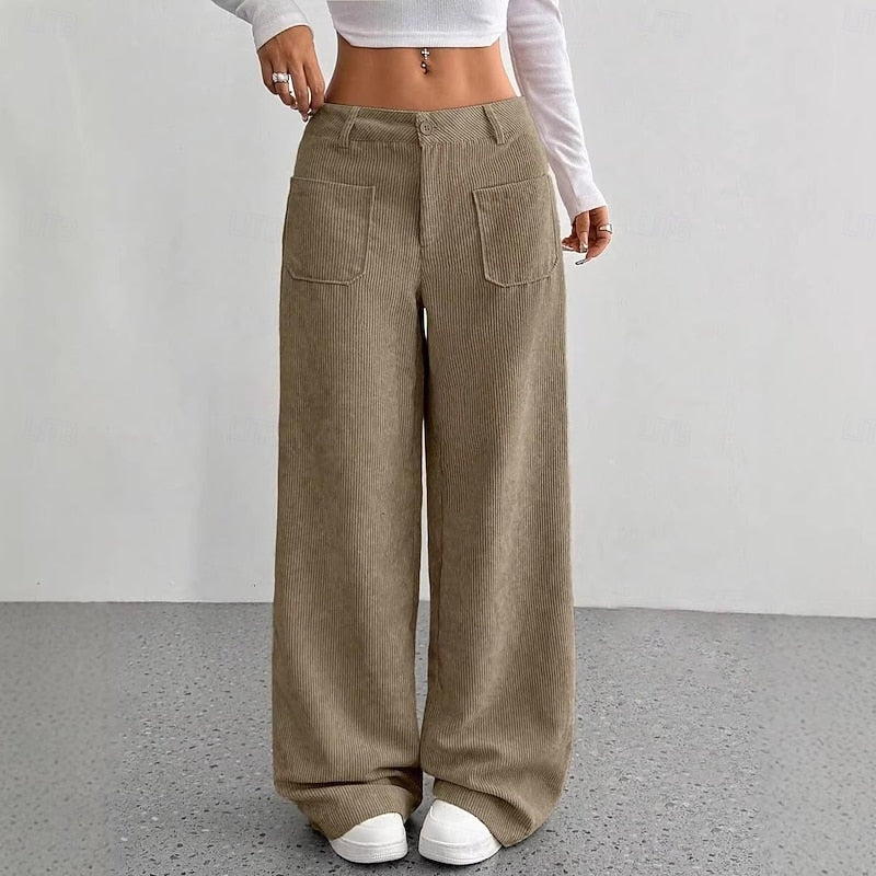 Rosalie | Wide-Leg High-Waist Trousers