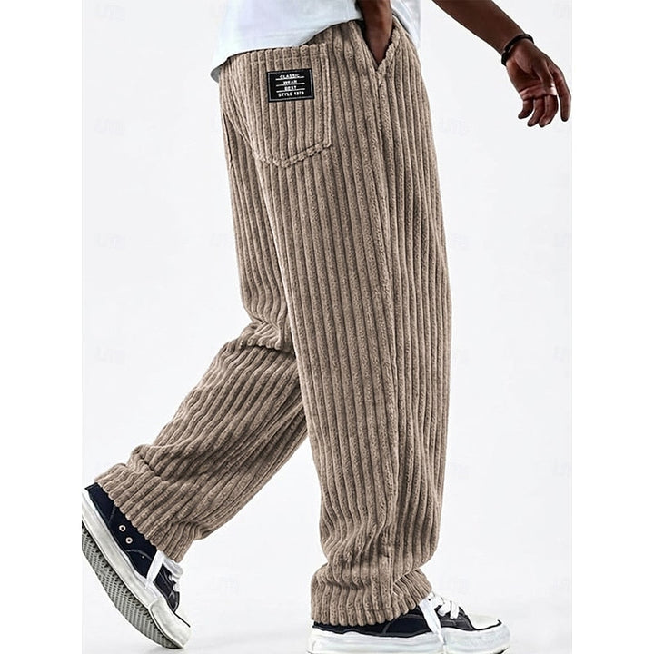 Bradford | Ribbed Straight-Leg Trousers