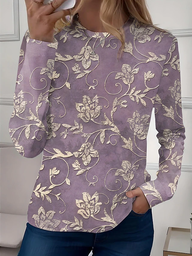 Gwyneth | Artful Long-Sleeve Tunic