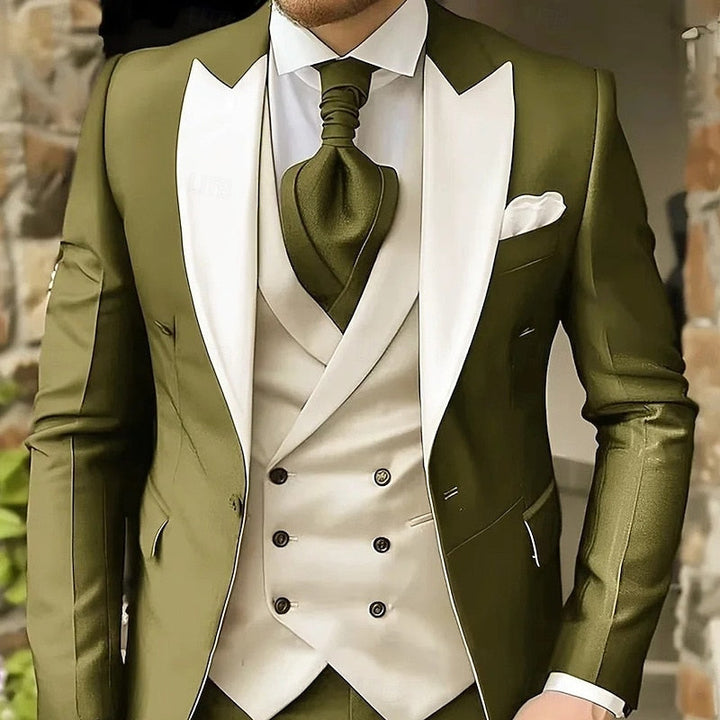 Miles | Tailored Peak-Lapel Three-Piece Set