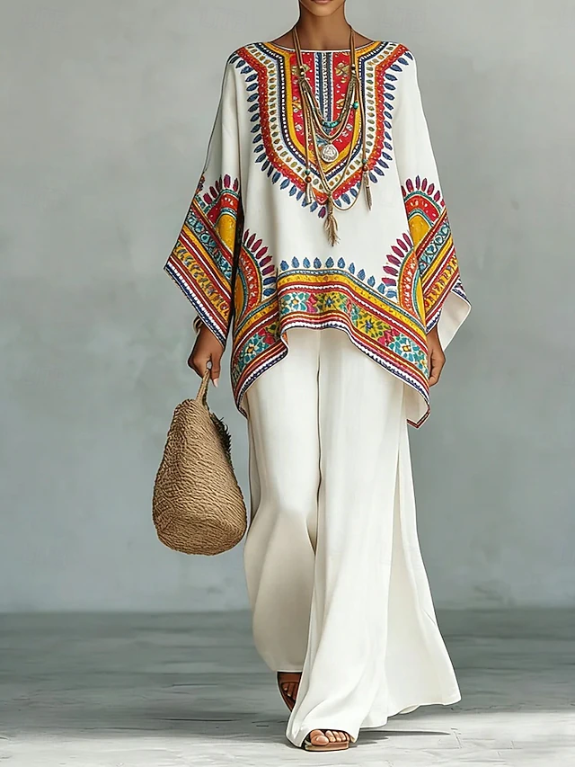 Ramona | Bohemian Print Two-Piece Set