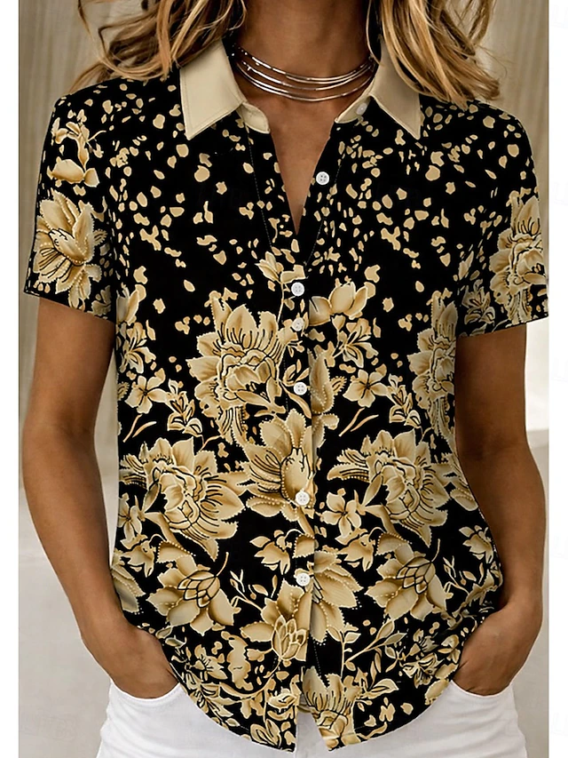 Marguerite | Blossom Short-Sleeve Shirt