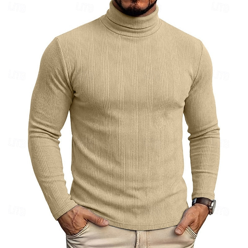 Rowan | Textured Turtleneck