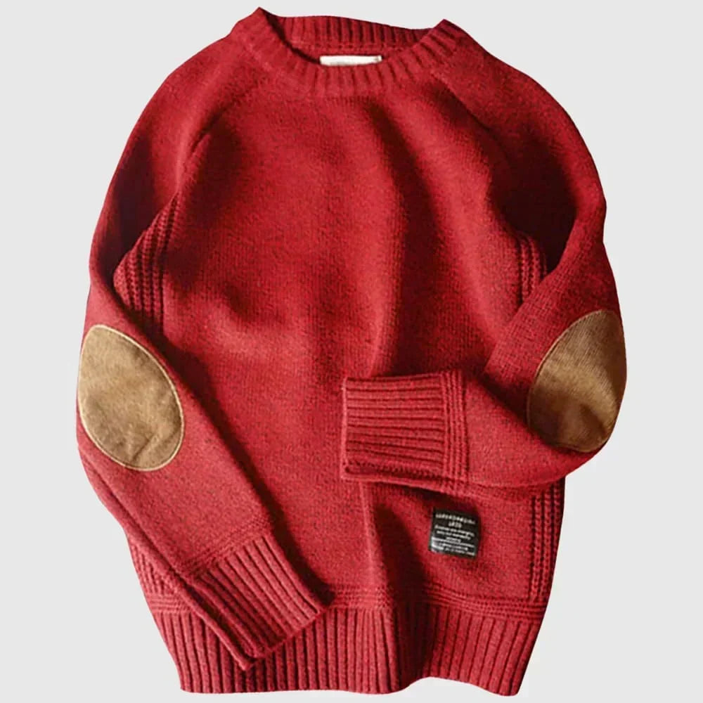 Edmund | Classic Elbow-Patch Jumper