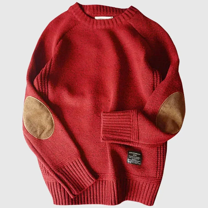 Edmund | Classic Elbow-Patch Jumper