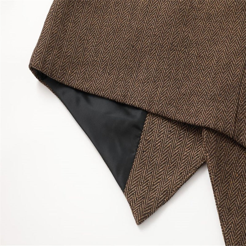 Gerard | Herringbone Tailored Waistcoat