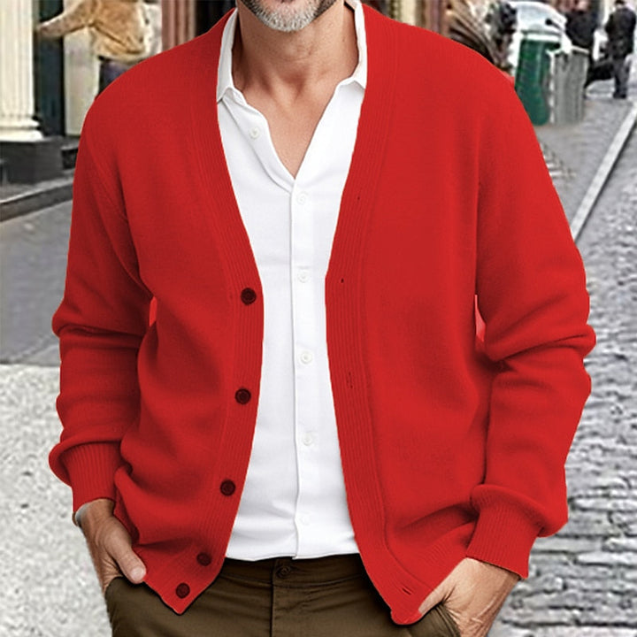 Emerson | Refined V-Neck Cardigan
