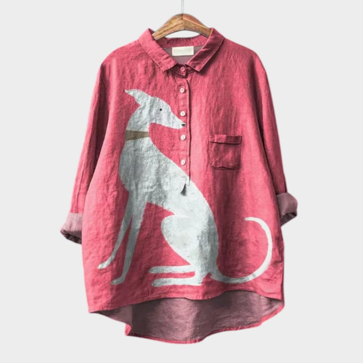 Deanna | Casual Long Sleeve Printed Blouse